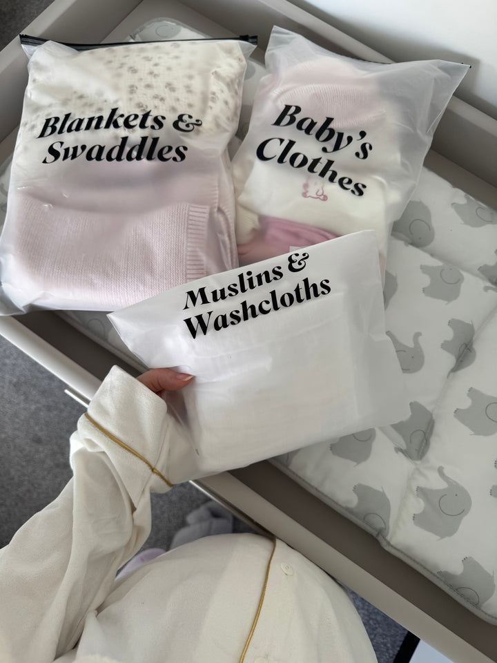 Mabel & Fox - Hospital Bag Organisers (12 Pcs) - Mabel & Fox
