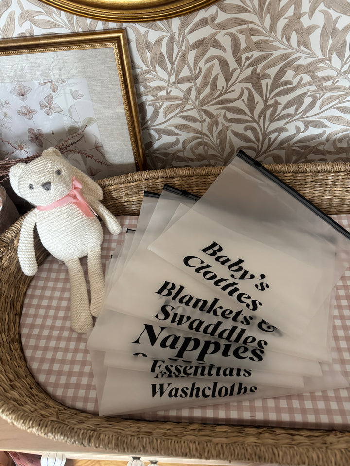 Mabel & Fox - Hospital Bag Organisers (12 Pcs) - Mabel & Fox
