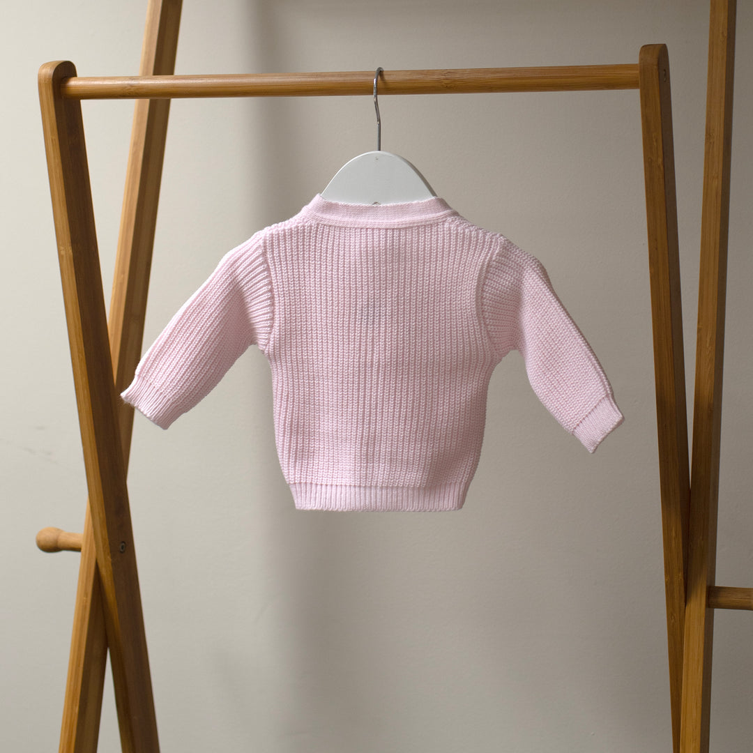Mabel & Fox - Knitted Cardigan - Pink - Mabel & Fox