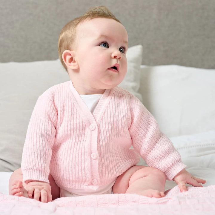 Mabel & Fox - Knitted Cardigan - Pink - Mabel & Fox