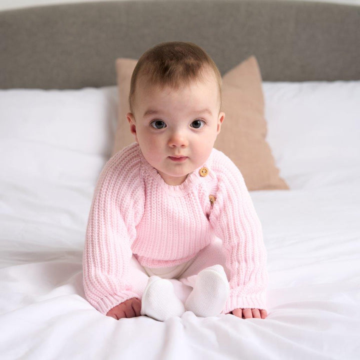 Mabel & Fox - Knitted Jumper - Pink - Mabel & Fox