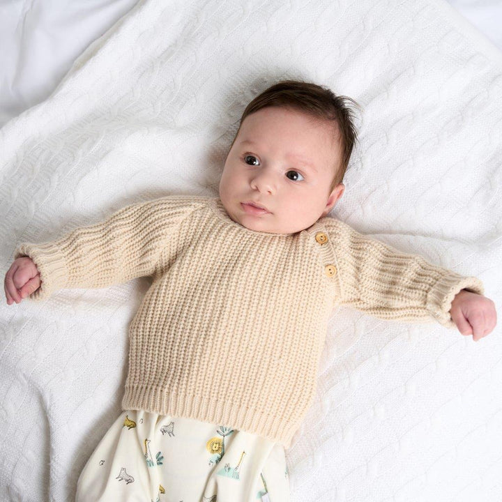 Mabel & Fox - Knitted Jumper - Taupe - Mabel & Fox