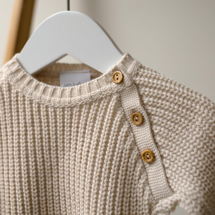 Mabel & Fox - Knitted Jumper - Taupe - Mabel & Fox
