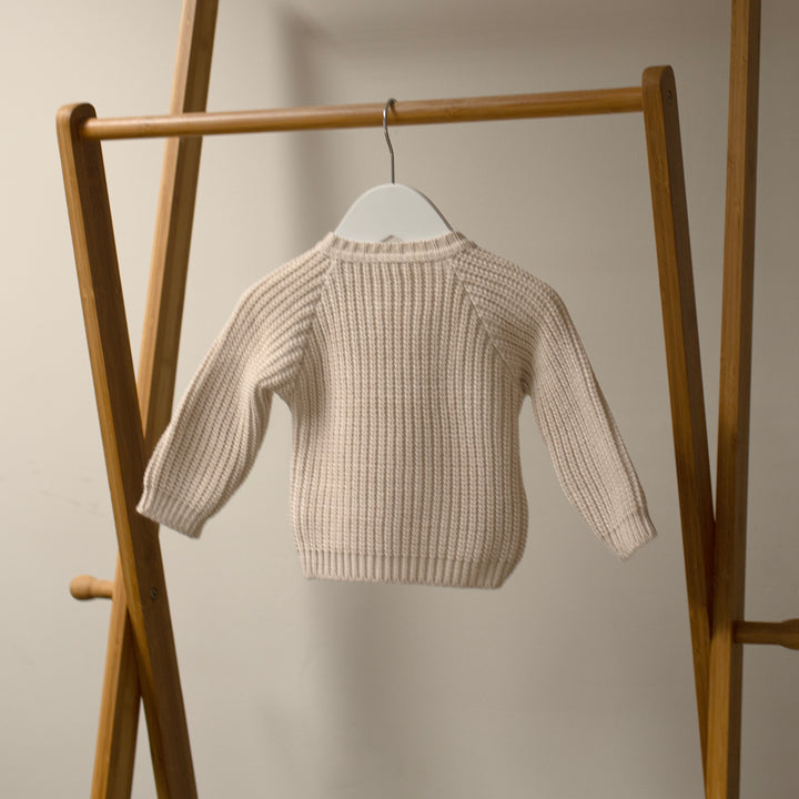 Mabel & Fox - Knitted Jumper - Taupe - Mabel & Fox