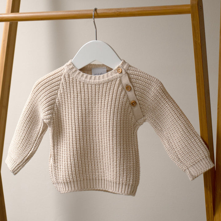 Mabel & Fox - Knitted Jumper - Taupe - Mabel & Fox