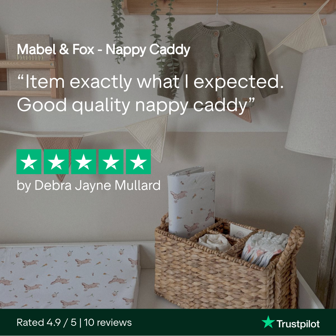 Mabel & Fox - Nappy Caddy - Mabel & Fox