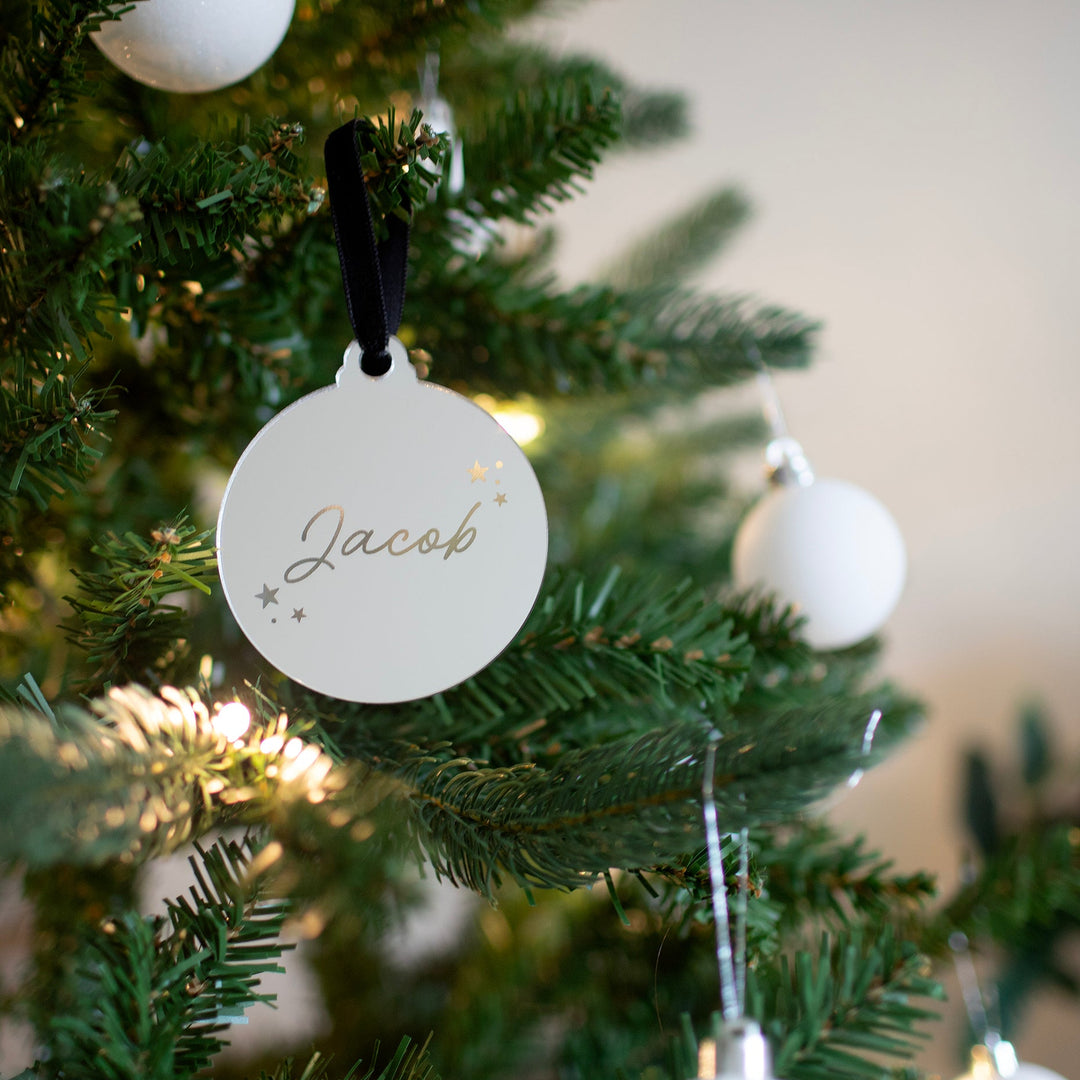 Mabel & Fox - Personalised Acrylic Decoration - Stars - Mabel & Fox
