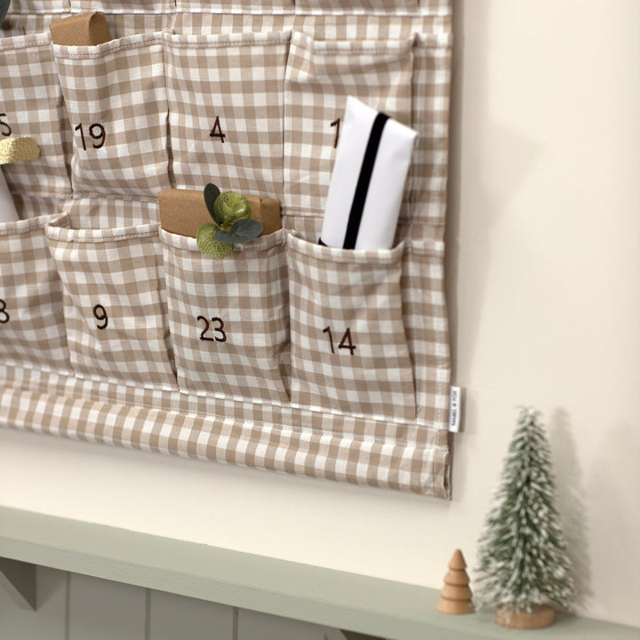 Sample Sale (Imperfect) Mabel & Fox - Advent Calendar - Gingham - Mabel & Fox
