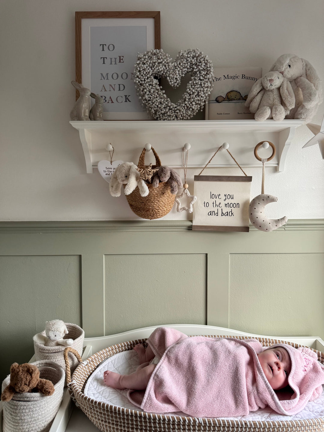 Mabel & Fox - Personalised Hooded Towel - Dusky Pink - Mabel & Fox