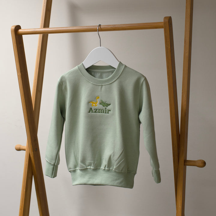 Mabel & Fox - Personalised Jumper - Dinosaur - Mabel & Fox