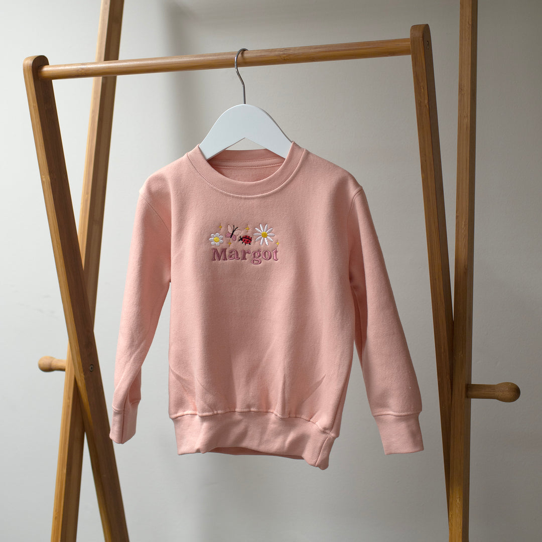 Mabel & Fox - Personalised Jumper - Flowers - Mabel & Fox