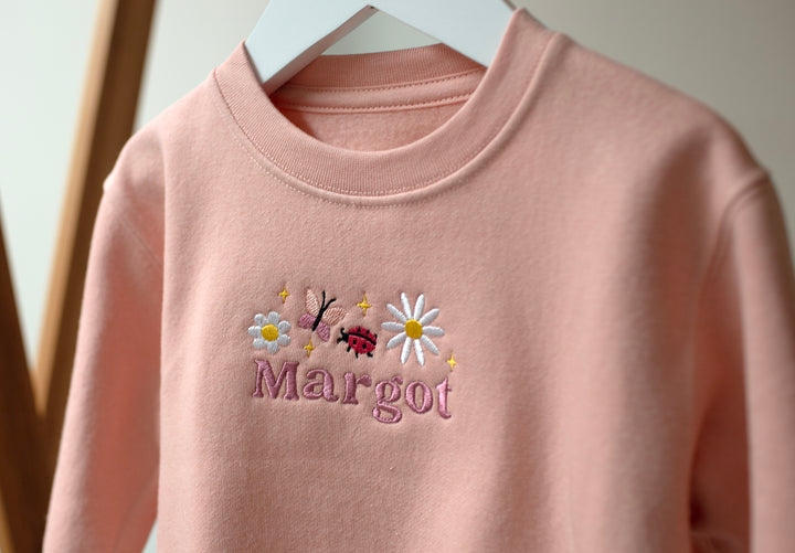 Mabel & Fox - Personalised Jumper - Flowers - Mabel & Fox