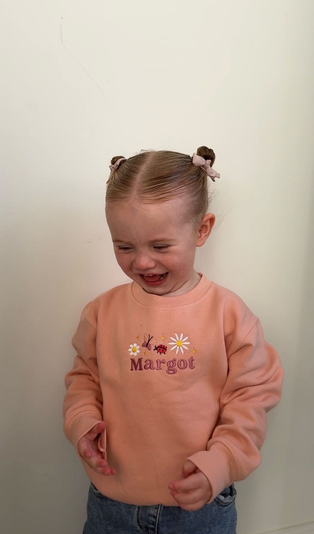 Mabel & Fox - Personalised Jumper - Flowers - Mabel & Fox