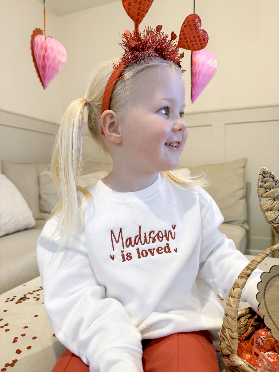 Mabel & Fox - Personalised Jumper - Loved - Mabel & Fox