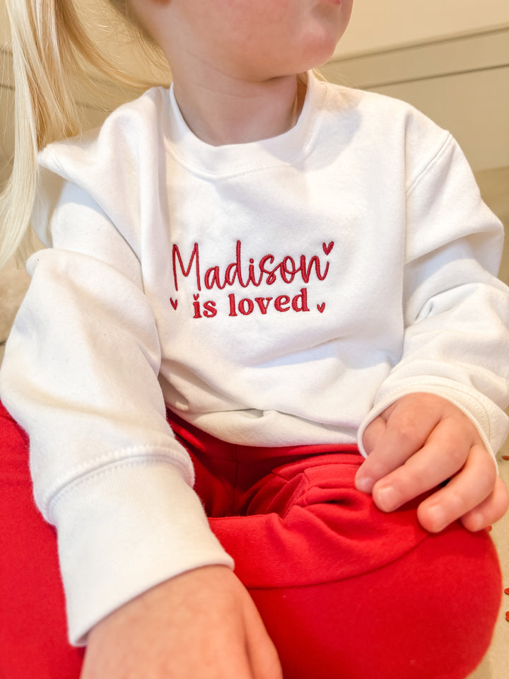 Mabel & Fox - Personalised Jumper - Loved - Mabel & Fox