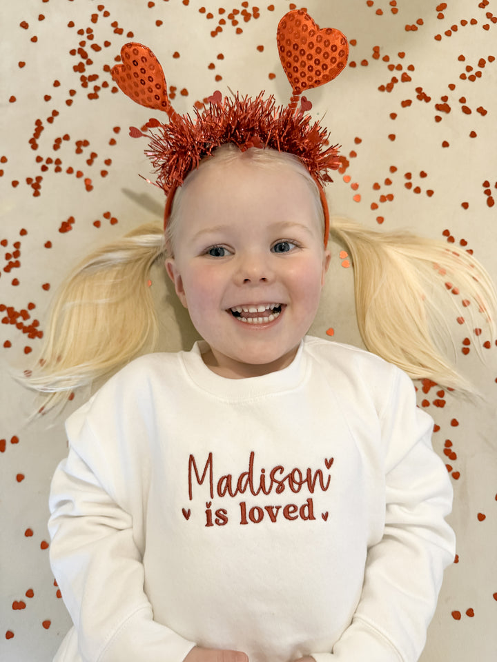 Mabel & Fox - Personalised Jumper - Loved - Mabel & Fox