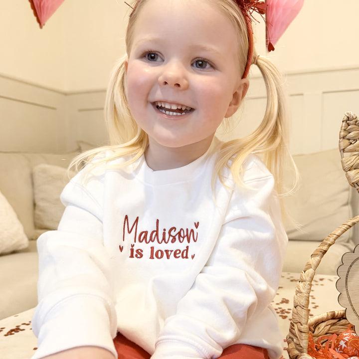 Mabel & Fox - Personalised Jumper - Loved - Mabel & Fox