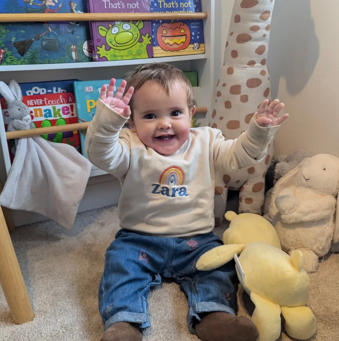 Mabel & Fox - Personalised Jumper - Rainbow - Mabel & Fox