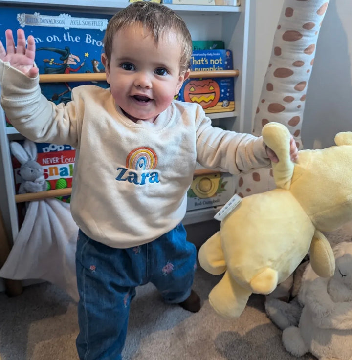Mabel & Fox - Personalised Jumper - Rainbow - Mabel & Fox
