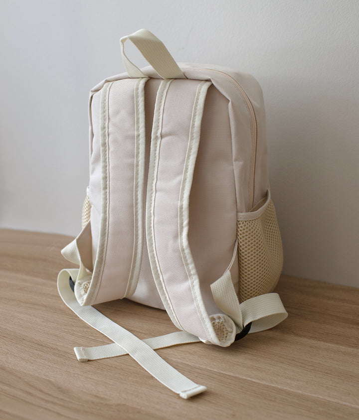 Mabel & Fox - Personalised Kids Mini Backpack - Cream - Mabel & Fox