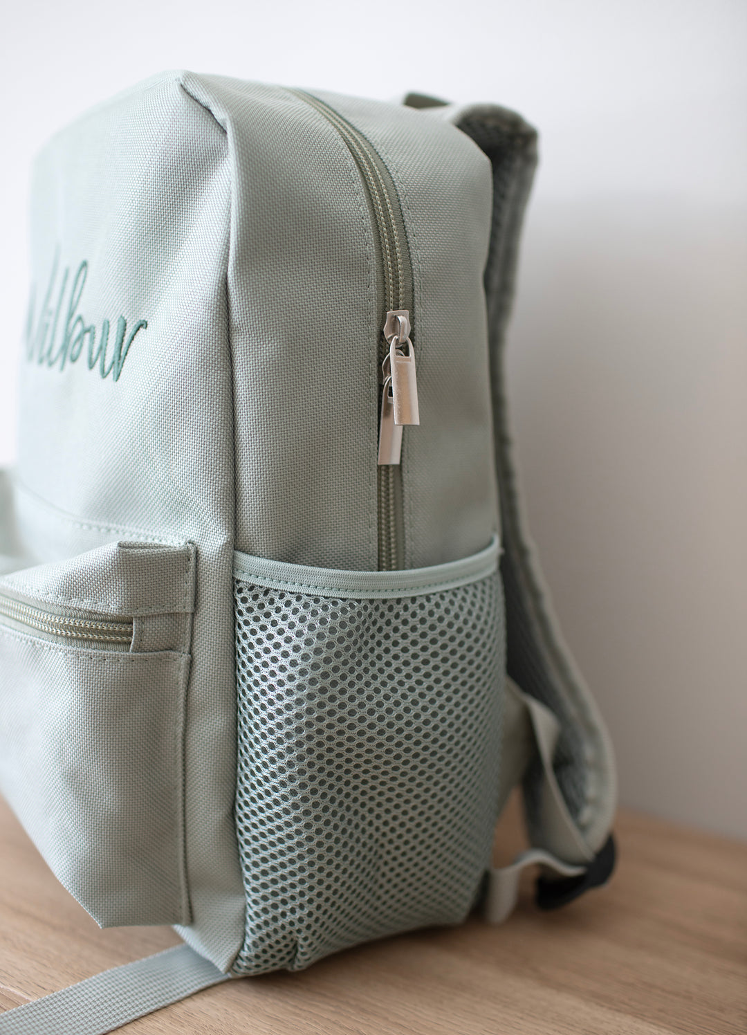 Mabel & Fox - Personalised Kids Mini Backpack - Sage - Mabel & Fox