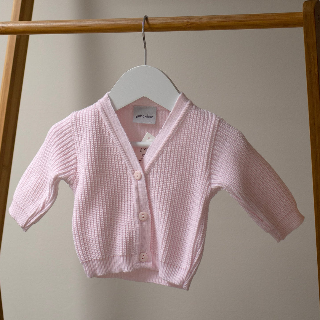 Mabel & Fox - Knitted Cardigan - Pink - Mabel & Fox