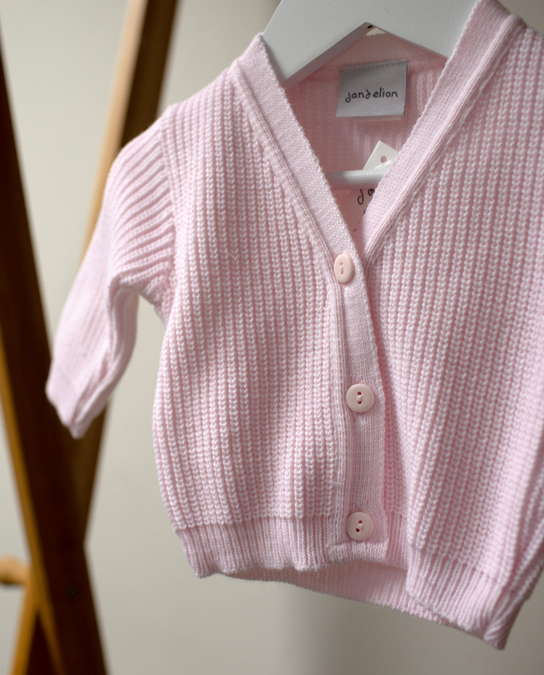 Mabel & Fox - Knitted Cardigan - Pink - Mabel & Fox