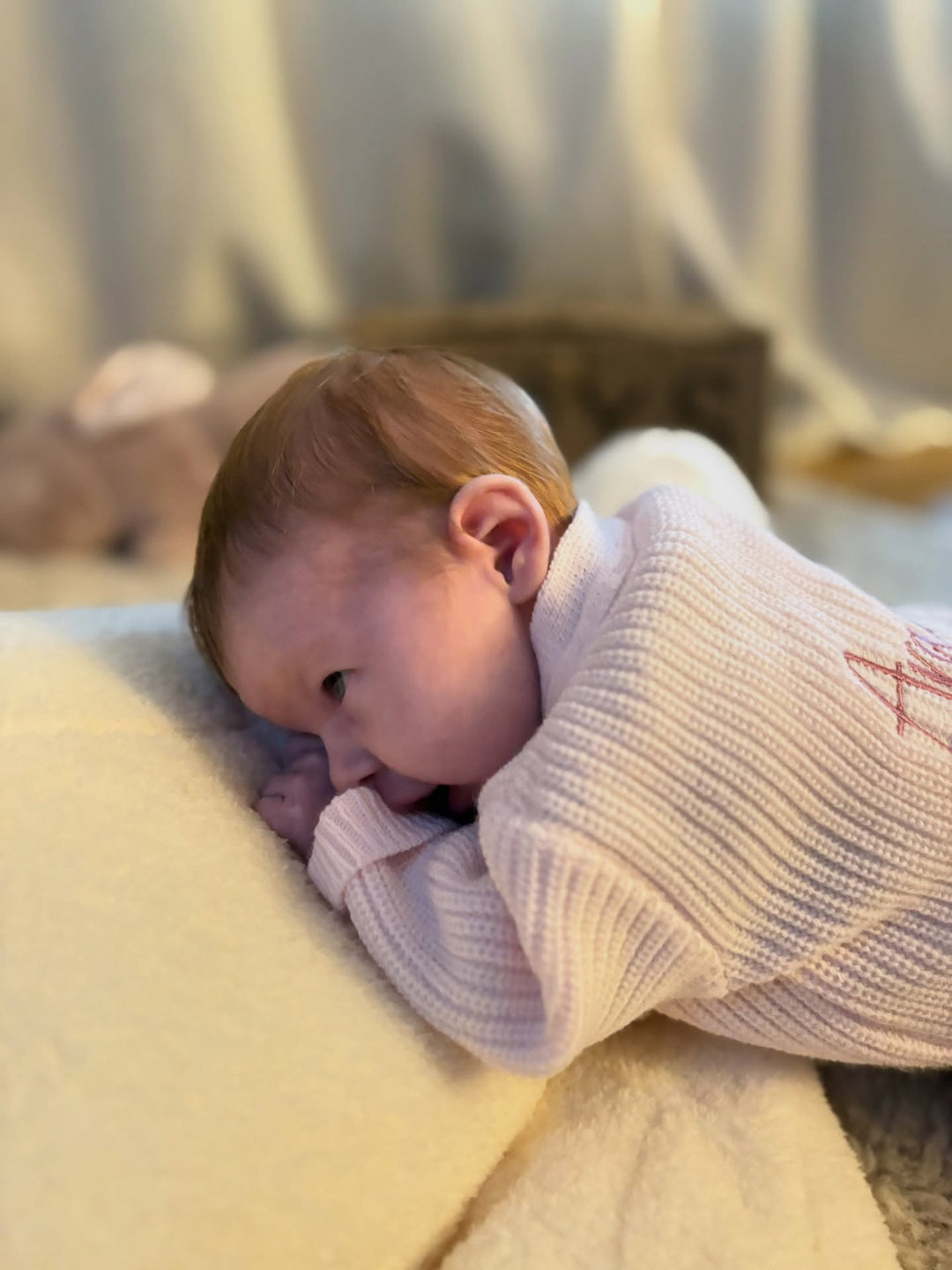 Mabel & Fox - Personalised Knitted Cardigan - Pink - Mabel & Fox