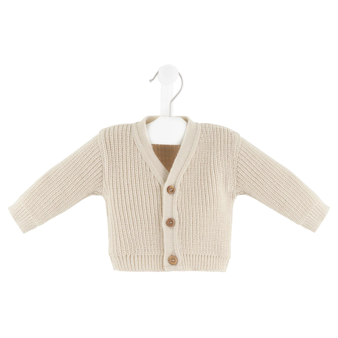 Mabel & Fox - Knitted Cardigan - Taupe - Mabel & Fox