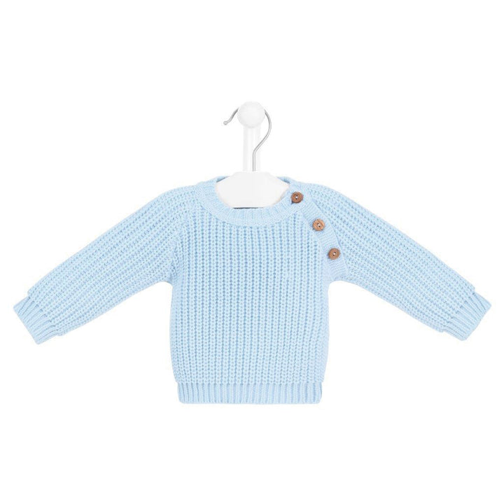 Mabel & Fox - Knitted Jumper - Blue - Mabel & Fox