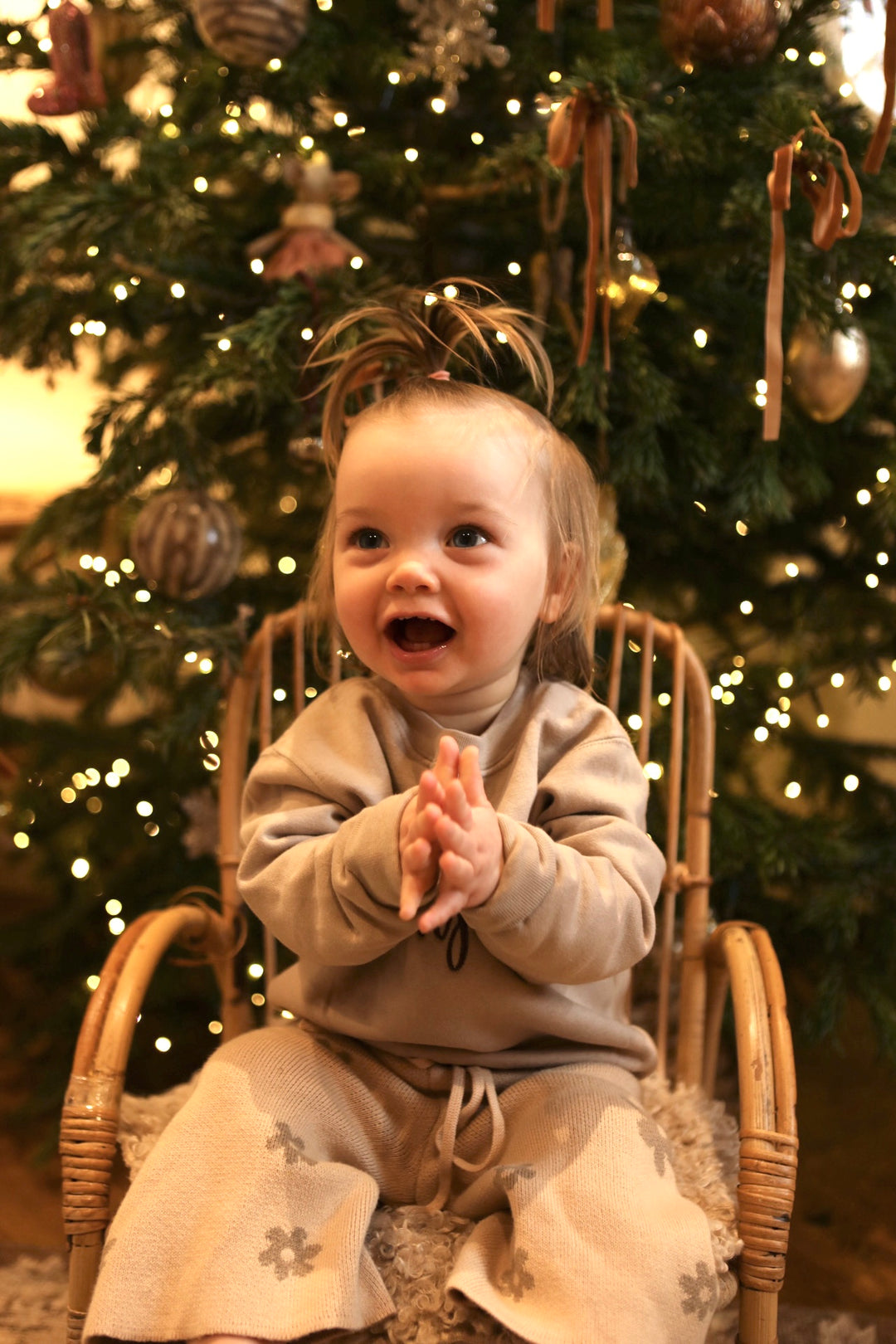 Mabel & Fox - Personalised Name Jumper - Brown - Mabel & Fox