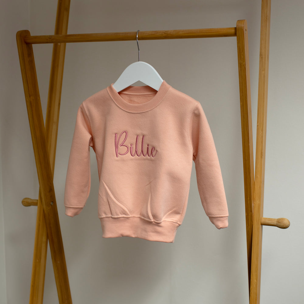Mabel & Fox - Personalised Name Jumper - Pink - Mabel & Fox