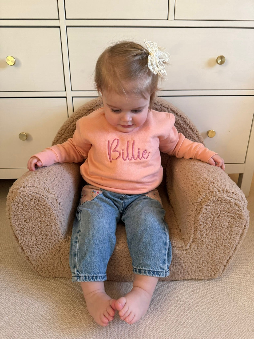 Mabel & Fox - Personalised Name Jumper - Pink - Mabel & Fox