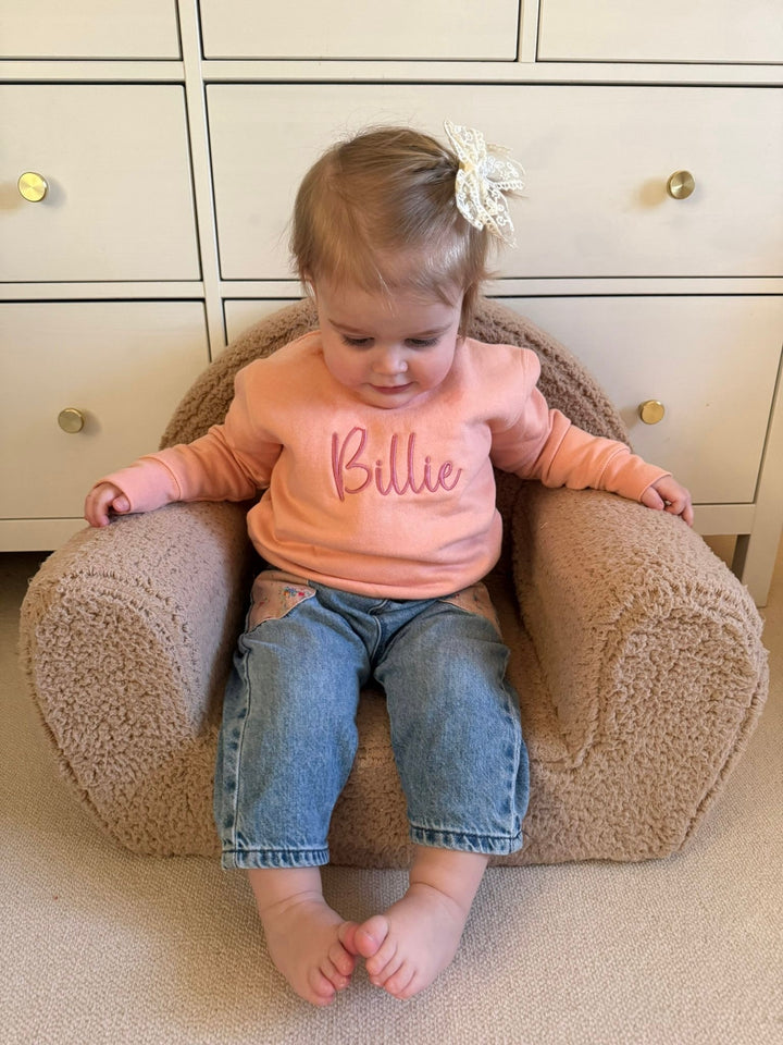 Mabel & Fox - Personalised Name Jumper - Pink - Mabel & Fox