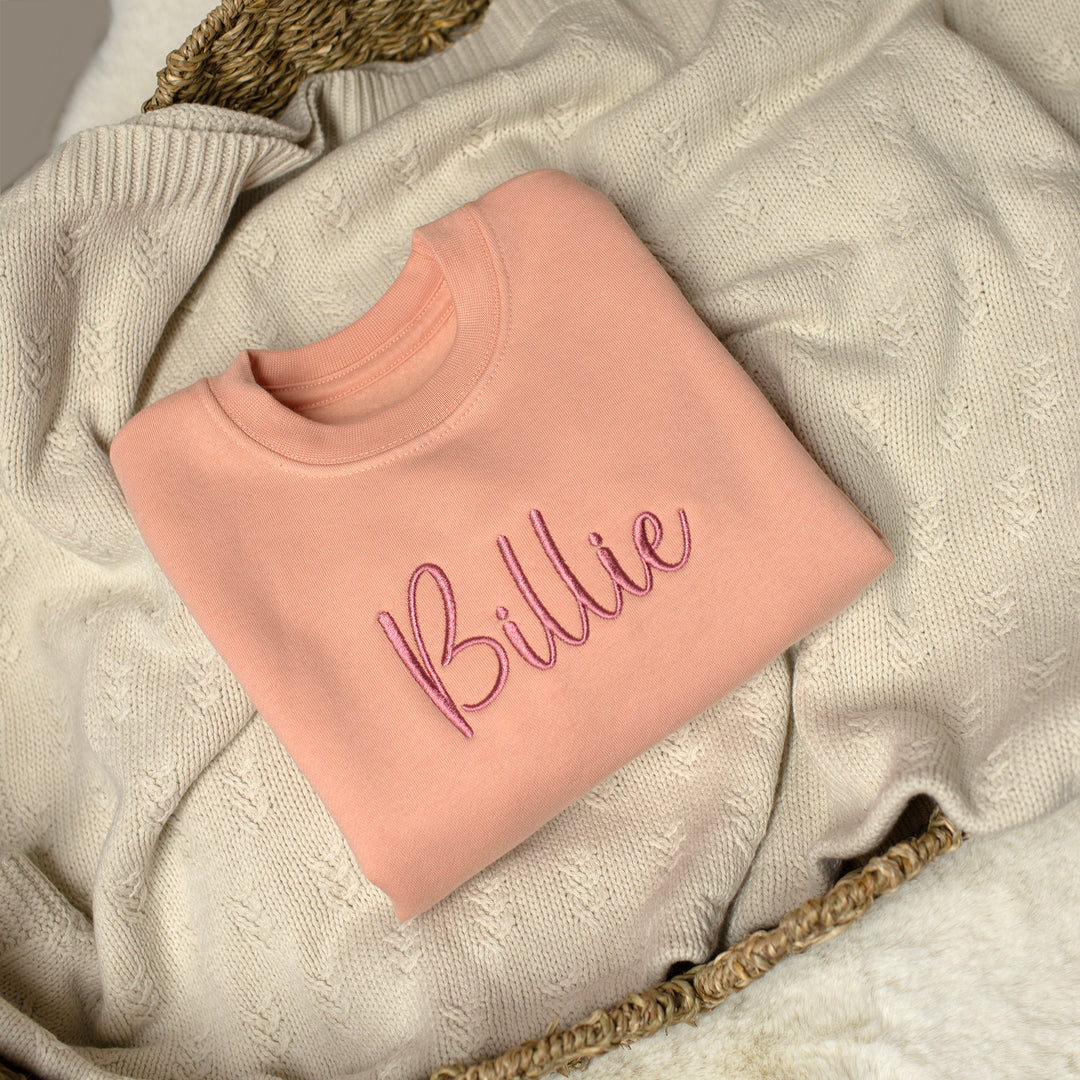 Mabel & Fox - Personalised Name Jumper - Pink - Mabel & Fox