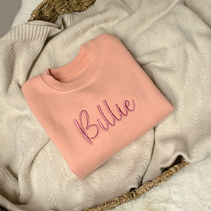 Mabel & Fox - Personalised Name Jumper - Pink - Mabel & Fox