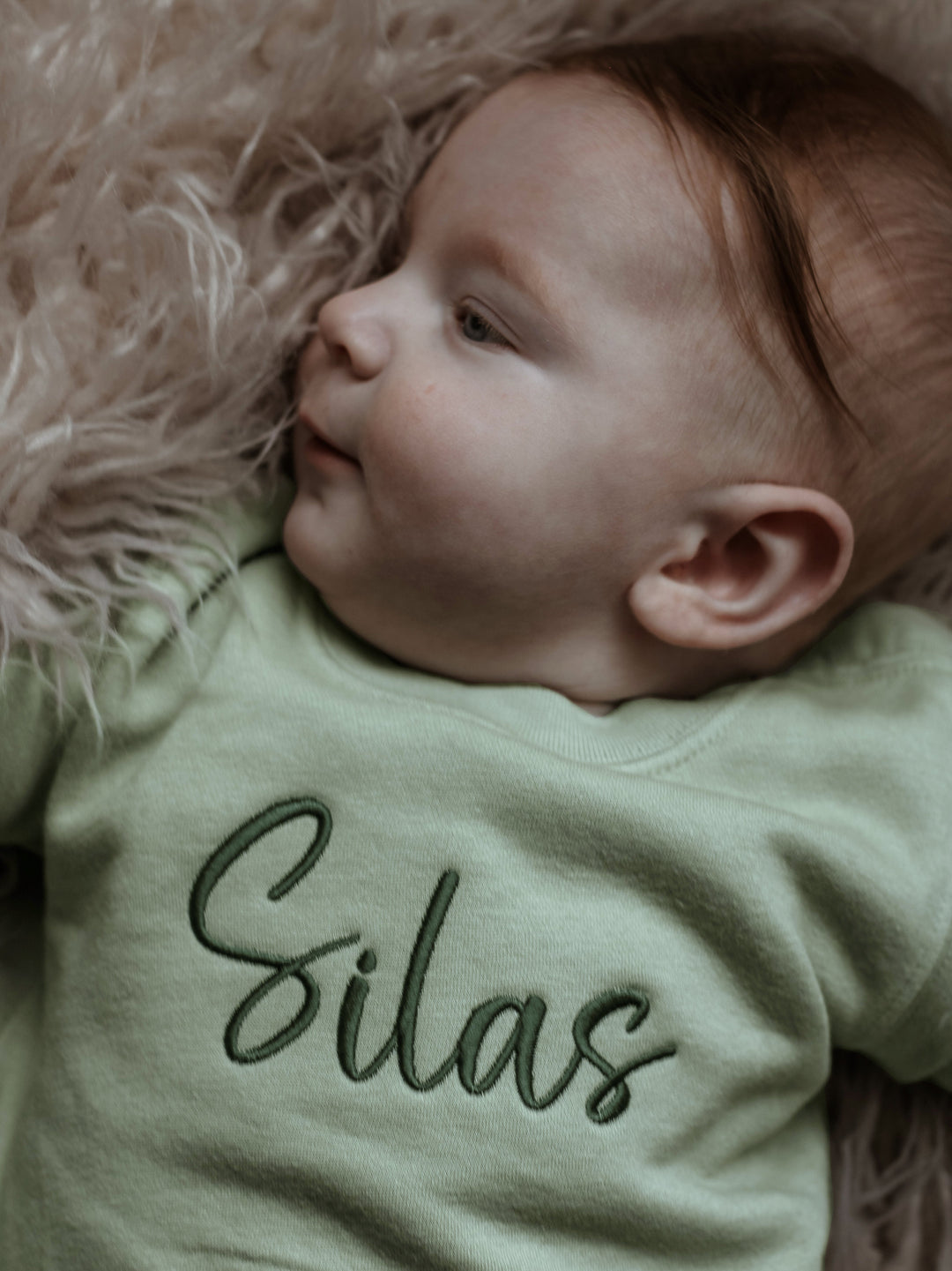 Mabel & Fox - Personalised Name Jumper - Sage - Mabel & Fox