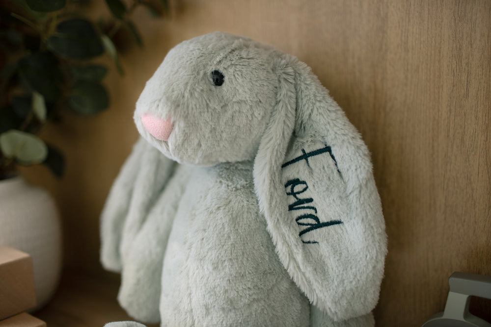 Mabel & Fox - Personalised Soft Toy Bunny - Basil - Mabel & Fox