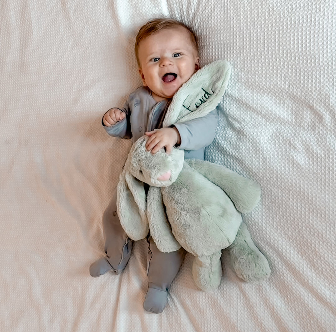 Mabel & Fox - Personalised Soft Toy Bunny - Basil - Mabel & Fox