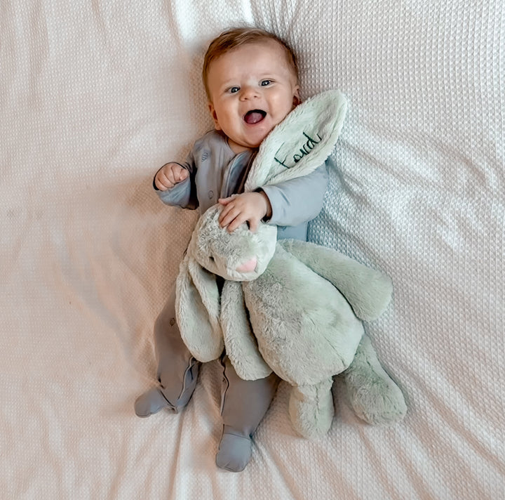 Mabel & Fox - Personalised Soft Toy Bunny - Basil - Mabel & Fox