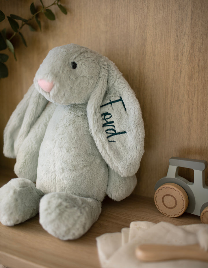 Mabel & Fox - Personalised Soft Toy Bunny - Basil - Mabel & Fox