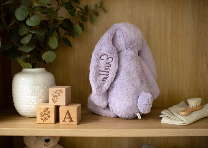 Mabel & Fox - Personalised Soft Toy Bunny - Violet - Mabel & Fox