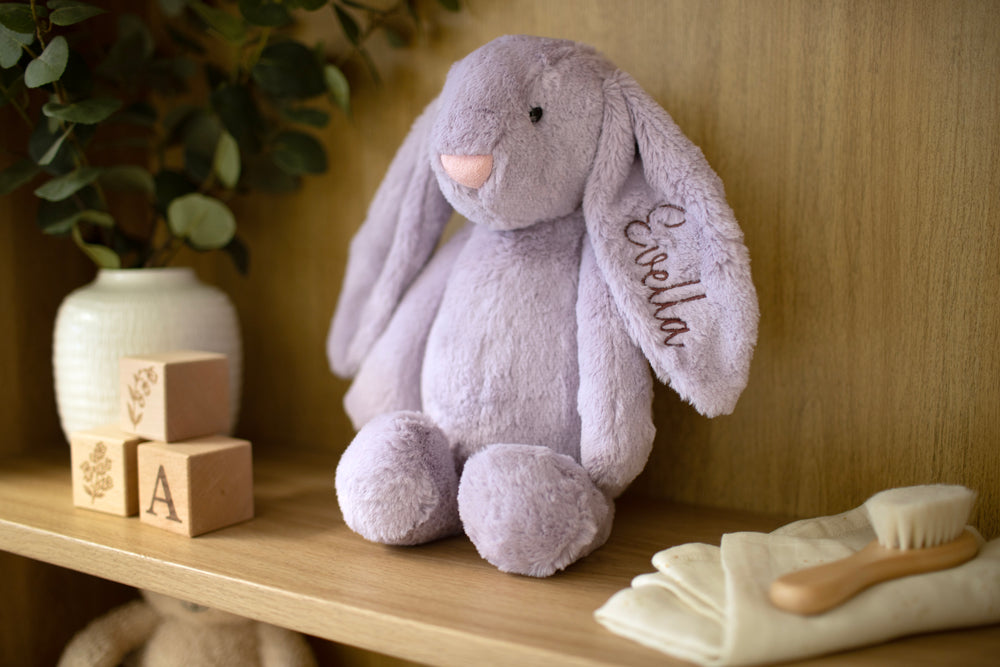 Mabel & Fox - Personalised Soft Toy Bunny - Violet - Mabel & Fox