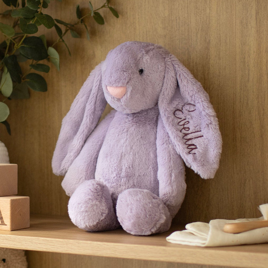Mabel & Fox - Personalised Soft Toy Bunny - Violet - Mabel & Fox