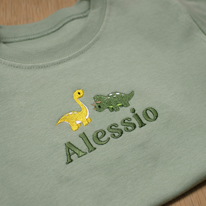 Mabel & Fox - Personalised T-Shirt - Dinosaur - Mabel & Fox