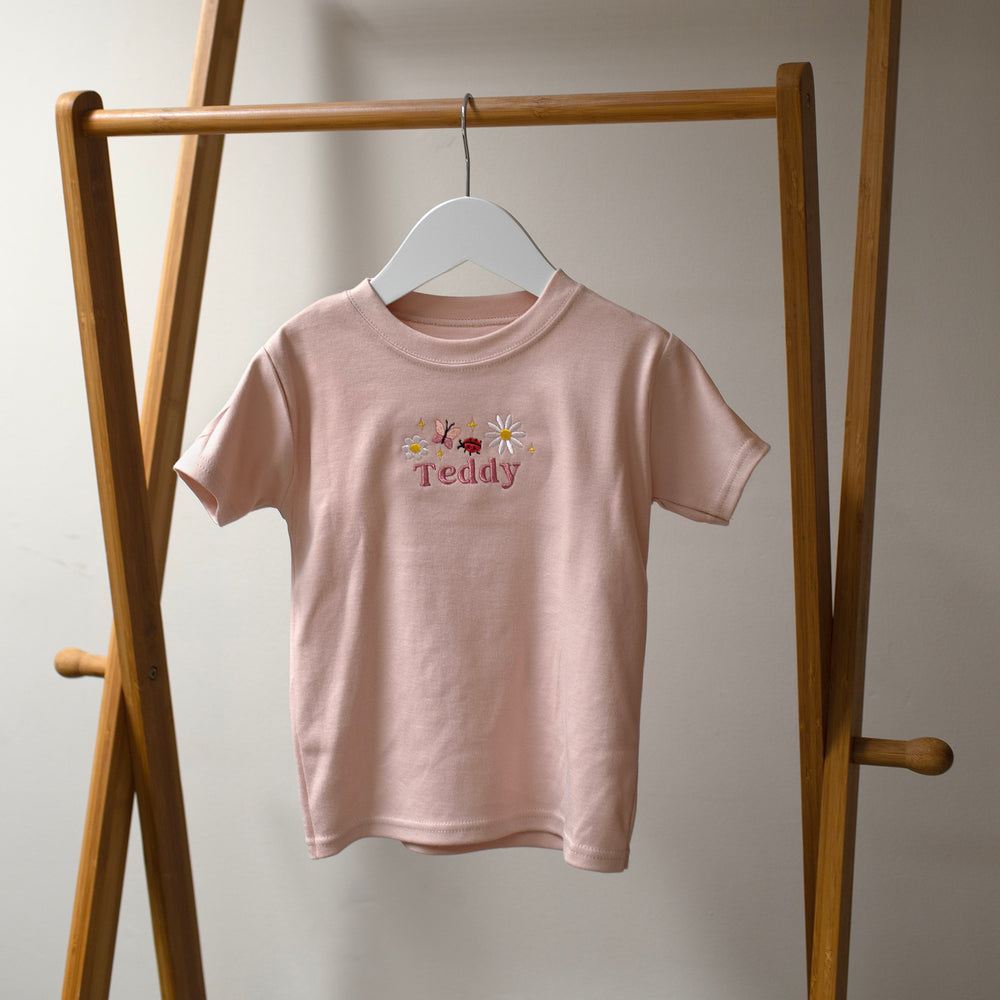 Mabel & Fox - Personalised T-Shirt - Flowers - Mabel & Fox