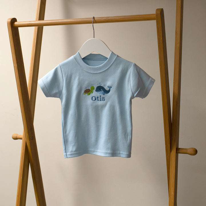 Mabel & Fox - Personalised T-Shirt - Ocean - Mabel & Fox
