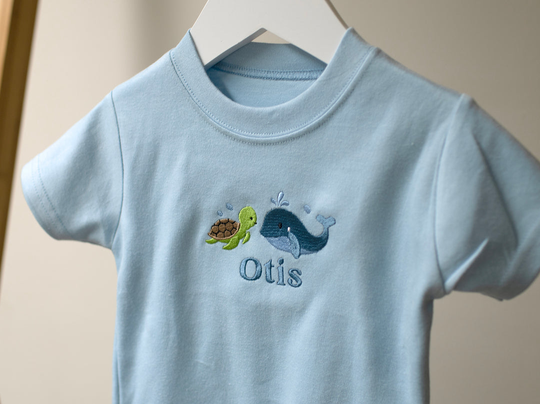 Mabel & Fox - Personalised T-Shirt - Ocean - Mabel & Fox