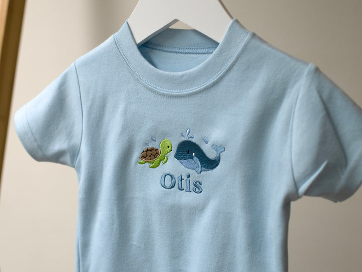 Mabel & Fox - Personalised T-Shirt - Ocean - Mabel & Fox