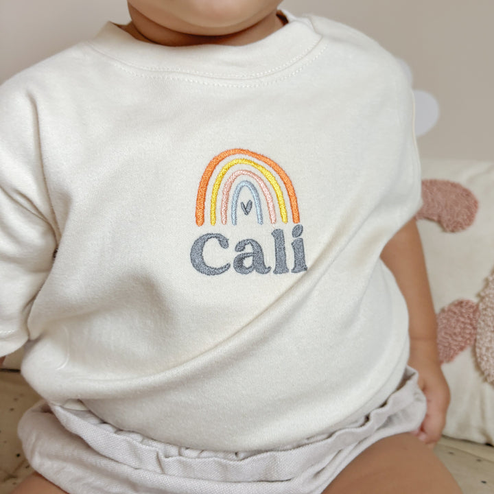 Mabel & Fox - Personalised T-Shirt - Rainbow - Mabel & Fox